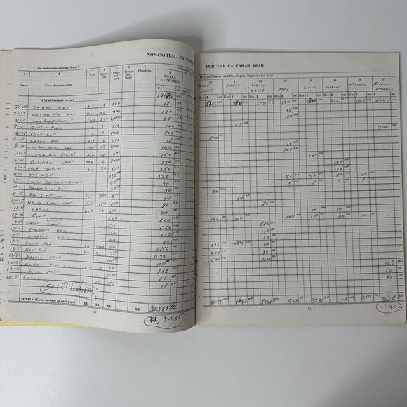 Vtg Vocational Agriculture Record Book & Instructional Guide Tennessee Edition - Picture 8 of 16